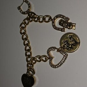 Juicy Couture Lady Juicy Goldtone Bracelet